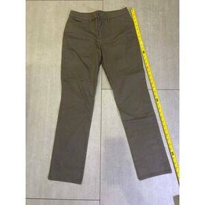 Gloria Vanderbilt Khaki Unltd Womens Straight Leg Pants Olive Drab Size 6 Chino